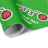 コオロギのテーマの包装紙|のカスタムなスポーツのデザイン ラッピングペーパー (ロールコーナー)