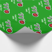 コオロギのテーマの包装紙|のカスタムなスポーツのデザイン ラッピングペーパー (角)