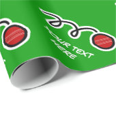 コオロギのテーマの包装紙|のカスタムなスポーツのデザイン ラッピングペーパー (ロールコーナー)