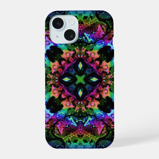 コオロギのプライド iPhone 15ケース (裏面)