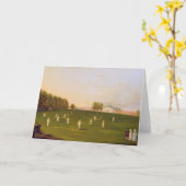 コオロギの最初壮大なマッチはメンバーによっての遊びました カード (黄色い花)