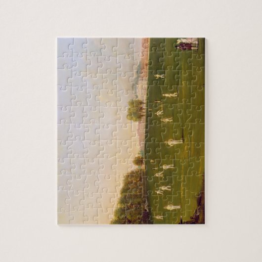 コオロギの最初壮大なマッチはメンバーによっての遊びました ジグソーパズル (縦)