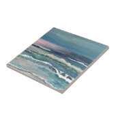 コオロギの海-ビーチの海景 タイル (側面)