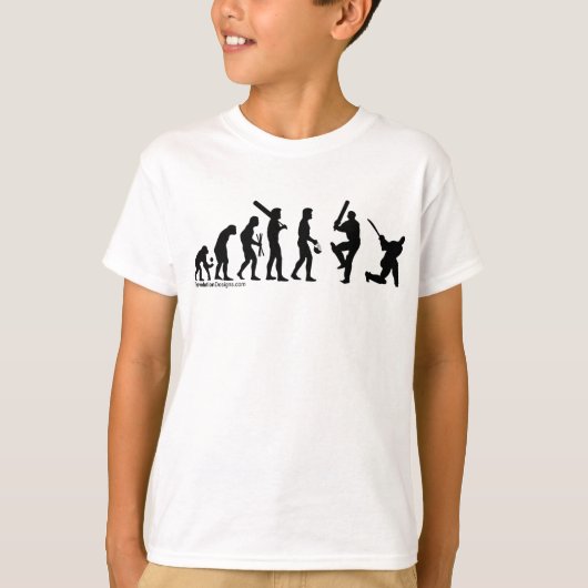 コオロギの進化 Tシャツ (正面)