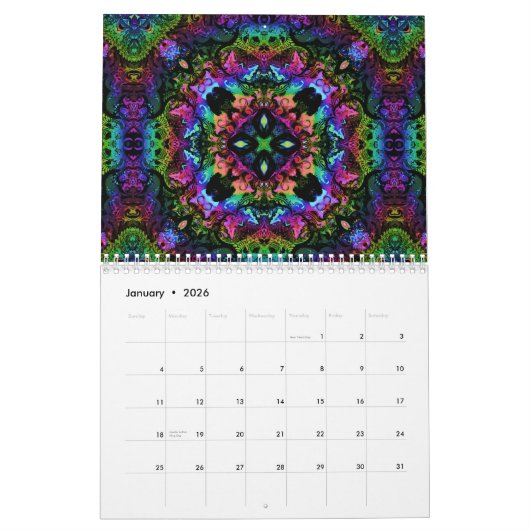 コオロギプライド カレンダー (1月 2026)