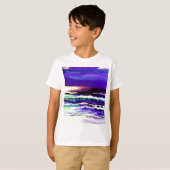 "コオロギ夜海"のCricketDianeの海の芸術 Tシャツ (正面フル)