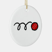 コオロギ セラミックオーナメント (右)