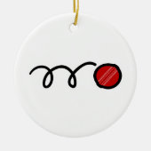 コオロギ セラミックオーナメント (正面)