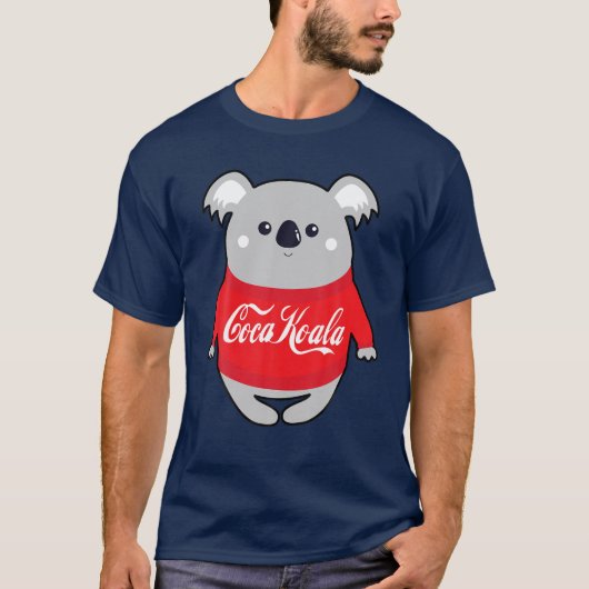 コカおもしろいコアラ Tシャツ (正面)