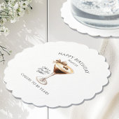 コカスタムースター80th誕生日エスプレッソマルティーニ ペーパーコースター