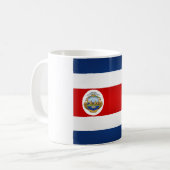 コカッコいいスタリカ国旗 コーヒーマグカップ (正面左)