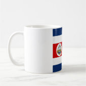コカッコいいスタリカ国旗 コーヒーマグカップ (左)