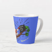 コカトおもしろいー遊のロックギター漫画 カフェラテマグ (右アングル)