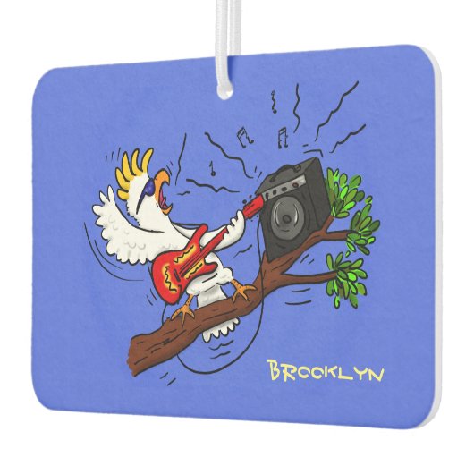 コカトおもしろいー遊のロックギター漫画 カーエアーフレッシュナー (左)