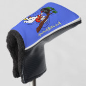 コカトおもしろいー遊のロックギター漫画 ゴルフヘッドカバー (3/4 正面)