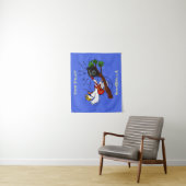 コカトおもしろいー遊のロックギター漫画 タペストリー (インサイチュ)