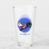 コカトおもしろいー遊のロックギター漫画 タンブラーグラス (正面)