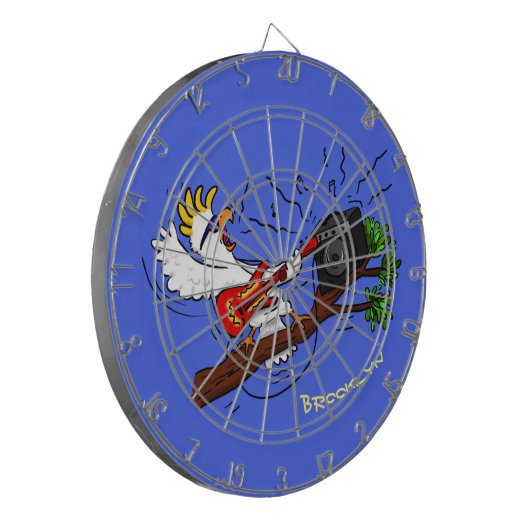 コカトおもしろいー遊のロックギター漫画 ダーツボード (正面左)