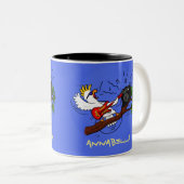 コカトおもしろいー遊のロックギター漫画 ツートーンマグカップ (正面右)