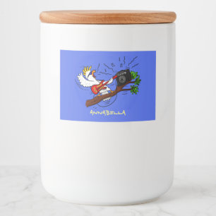 コカトおもしろいー遊のロックギター漫画 フードラベル