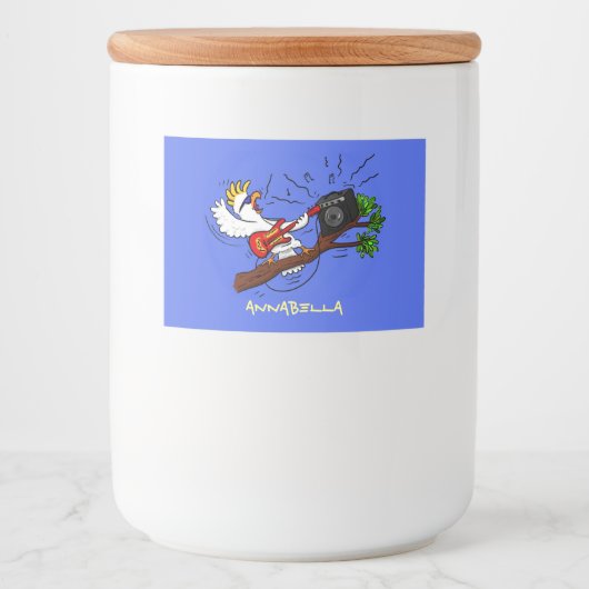 コカトおもしろいー遊のロックギター漫画 フードラベル (正面)