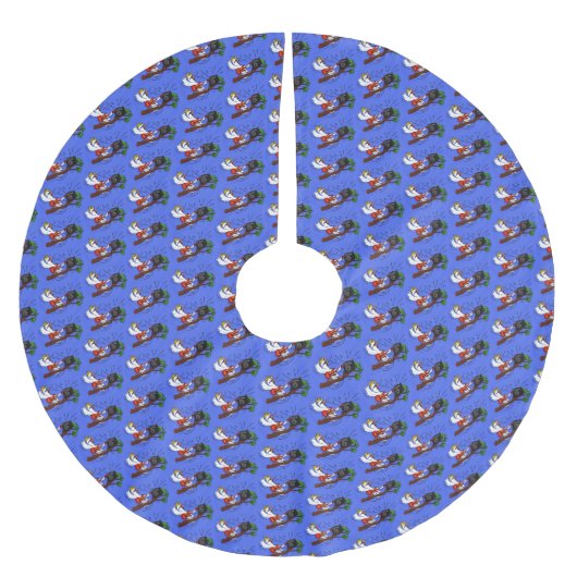 コカトおもしろいー遊のロックギター漫画 ブラッシュドポリエステルツリースカート (正面)