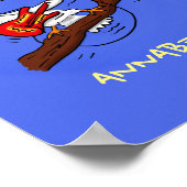 コカトおもしろいー遊のロックギター漫画 ポスター (角)