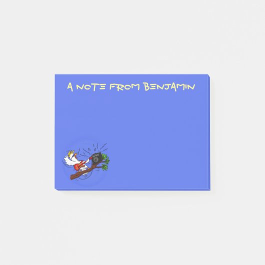 コカトおもしろいー遊のロックギター漫画 ポストイット (正面)