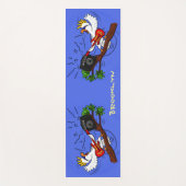 コカトおもしろいー遊のロックギター漫画 ヨガマット (正面)