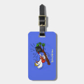 コカトおもしろいー遊のロックギター漫画 ラゲッジタグ (正面縦)