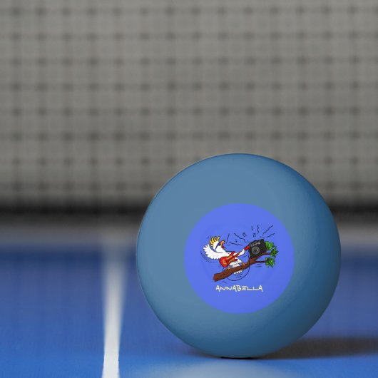 コカトおもしろいー遊のロックギター漫画 卓球ボール (ネット)