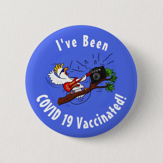 コカトおもしろいー遊のロックギター漫画 缶バッジ (正面)