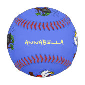 コカトおもしろいー遊のロックギター漫画 野球ボール (裏面)