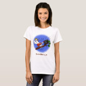コカトおもしろいー遊のロックギター漫画 Tシャツ (正面フル)