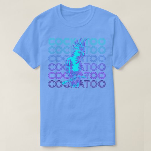 コカトゥーレトロギフト Tシャツ (デザイン正面)