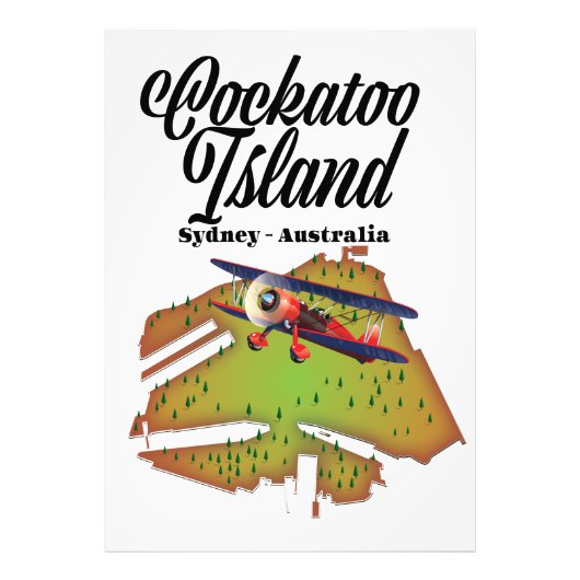 コカトゥー島シドニーオーストラリア フォトプリント            (正面)