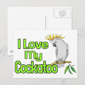 コカトゥー愛 ポストカード (正面/裏面)