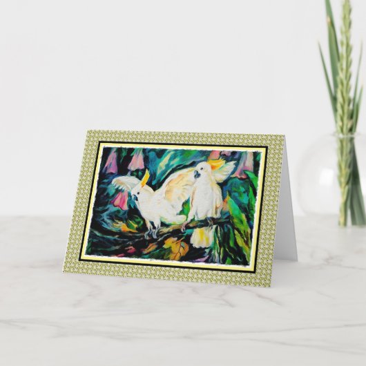 コカトゥー空白のカード カード (正面)