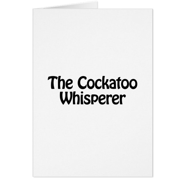 コカトゥー・ウイスラー (正面)
