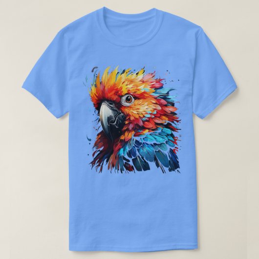 コカトゥー・レインボー Tシャツ (デザイン正面)
