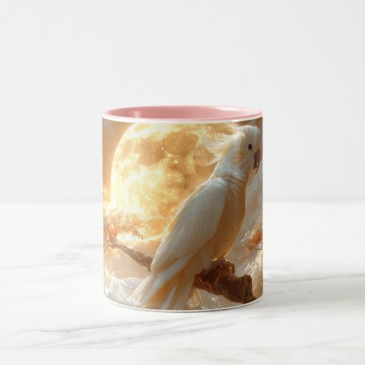 コカトオウムファンタジー夢風景 ツートーンマグカップ (中央)