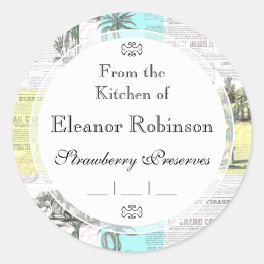 コカトスコロニアルドリーム ラウンドシール (正面)