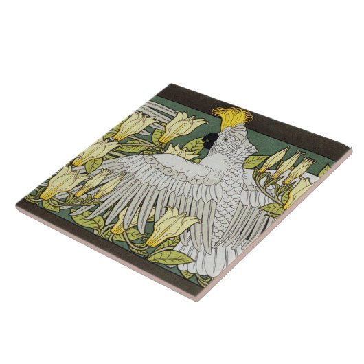 コカトス、マグノリア、ホワイトネズミ タイル (側面)