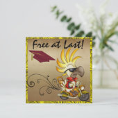 コカトー卒業バイクもしくは自転車に乗る人- SRF 招待状 (スタンド正面)