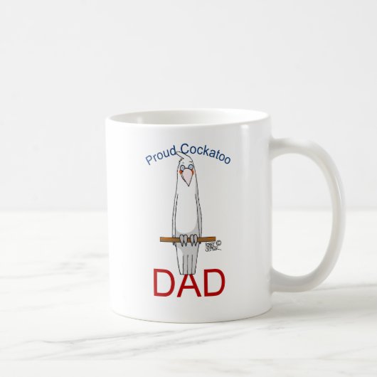 コカト誇りを持ったーパパ コーヒーマグカップ (右)