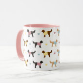 コカプーとハートマグ マグカップ (正面左)