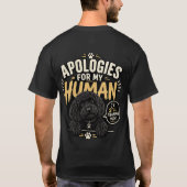コカプーのTシャツ おかしな飼い主のせいにしておいてね Tシャツ (裏面)