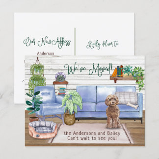  コカプーコージーニューホームムービング          案内ポストカード