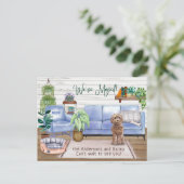 コカプーコージーニューホームムービング 案内ポストカード (スタンド正面)