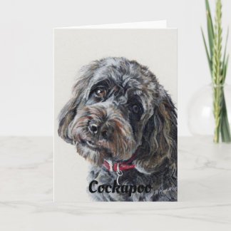 コカプー犬芸術 カード